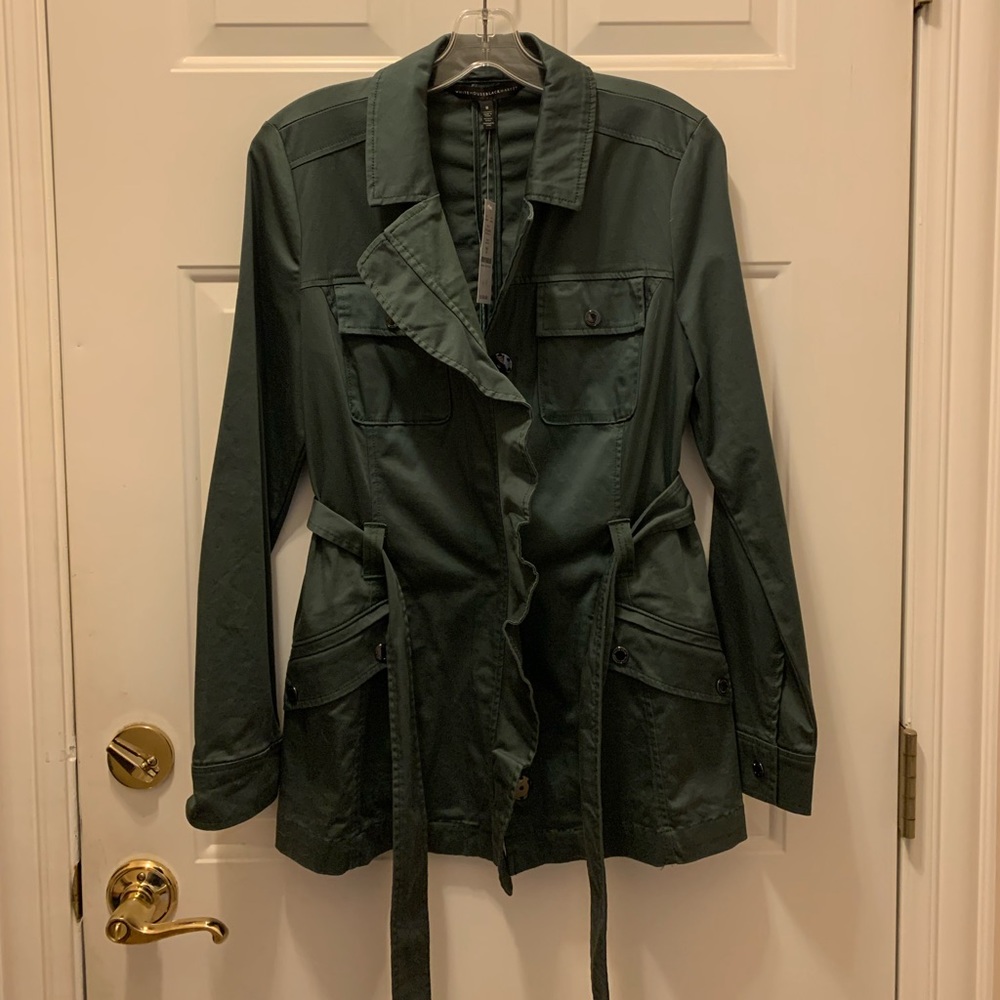 WHBM Ruffle Jacket Size 8